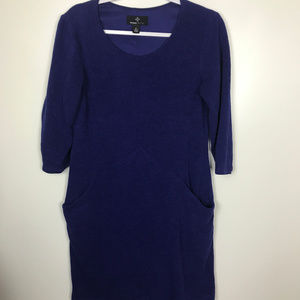 Ronni Nicole Sz 12 Knit Lined Sweater Feel Dress